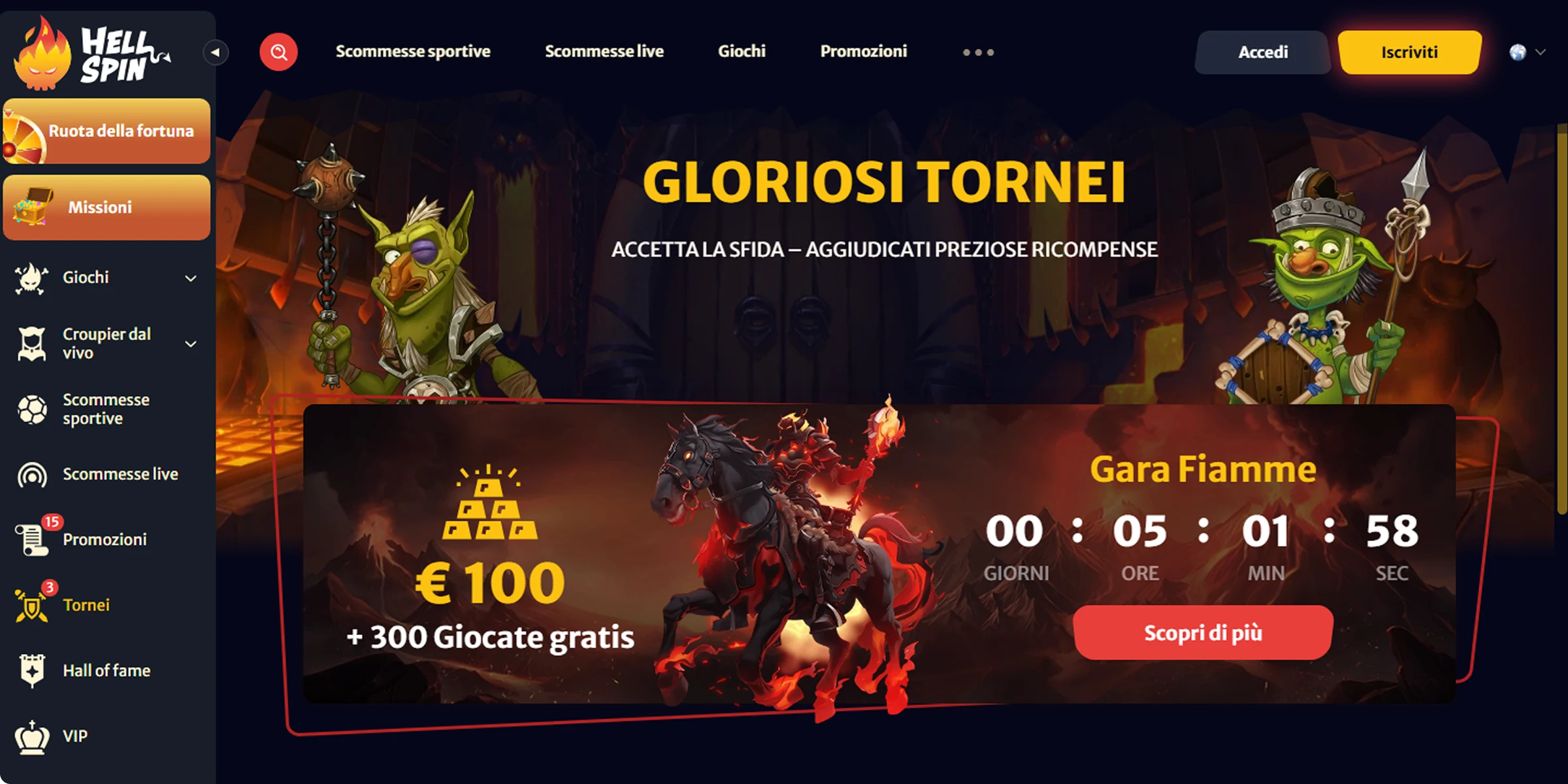 HellSpin Casinò mobile