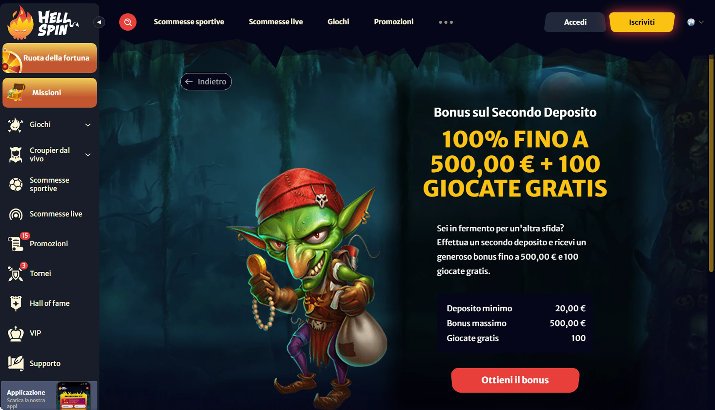 HellSpin Piattaforma di gioco